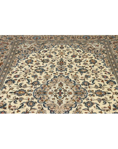 Tappeto Kashan Persia azzurro verde 193x310