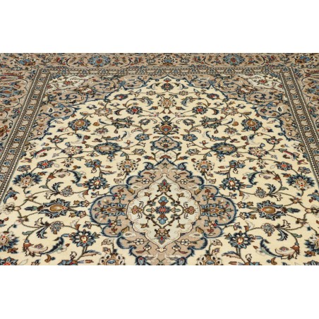 Tappeto Kashan Persia azzurro verde 193x310