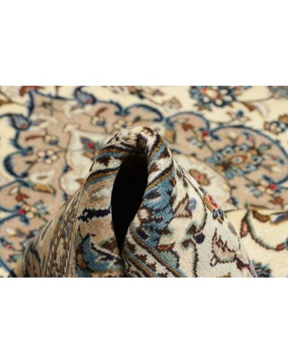 Tappeto Kashan Persia azzurro verde 193x310