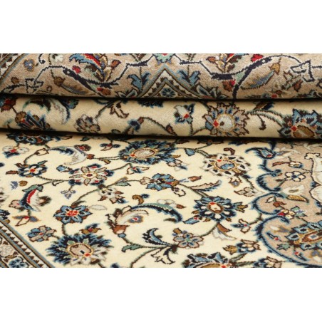 Tappeto Kashan Persia azzurro verde 193x310
