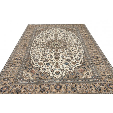 Tappeto Kashan Persia azzurro verde 197x300