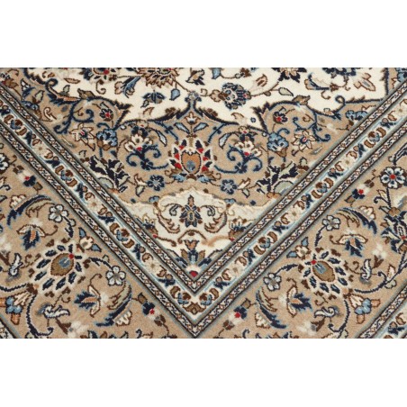 Tappeto Kashan Persia azzurro verde 197x300