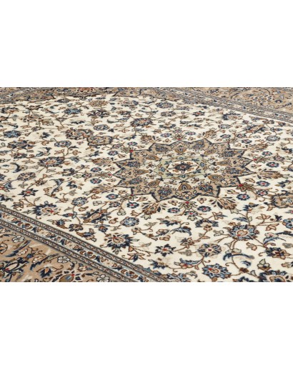 Tappeto Kashan Persia azzurro verde 197x300