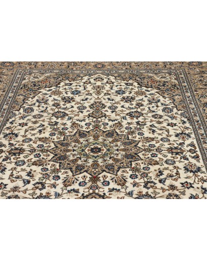 Tappeto Kashan Persia azzurro verde 197x300