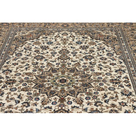 Tappeto Kashan Persia azzurro verde 197x300