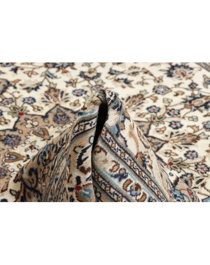 Tappeto Kashan Persia azzurro verde 197x300