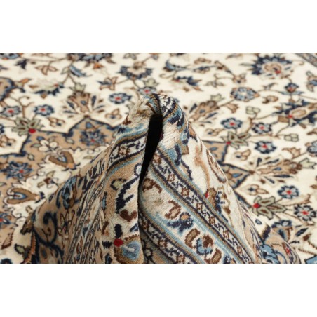 Tappeto Kashan Persia azzurro verde 197x300