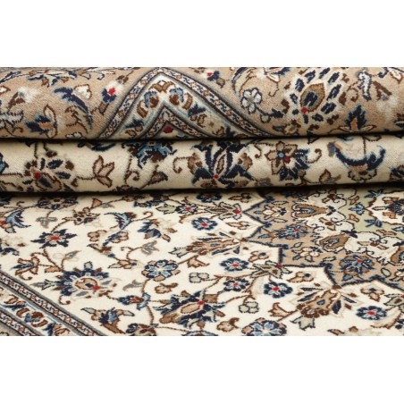 Tappeto Kashan Persia azzurro verde 197x300
