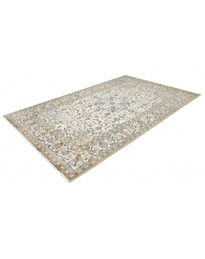 Tappeto Kashan Persia bianco grigio 193x308