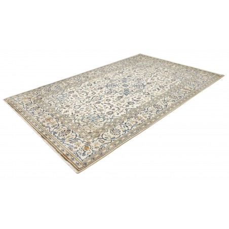 Tappeto Kashan Persia bianco grigio 193x308
