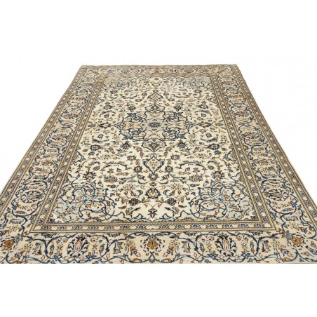 Tappeto Kashan Persia bianco grigio 193x308