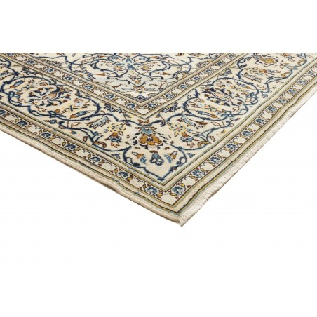 Tappeto Kashan Persia bianco grigio 193x308