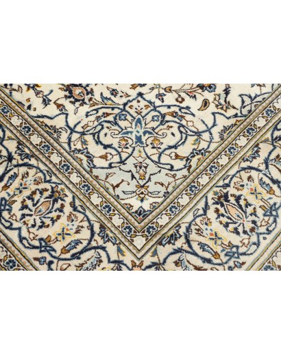 Tappeto Kashan Persia bianco grigio 193x308