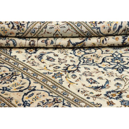 Tappeto Kashan Persia bianco grigio 193x308