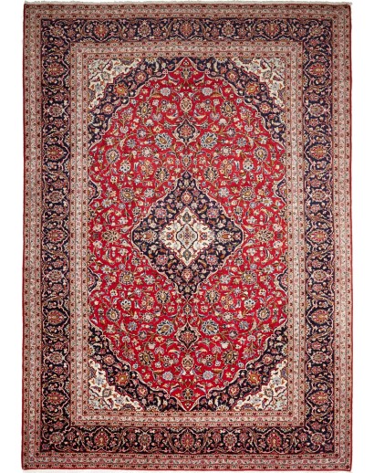 Tappeto Ardakan Persia marrone blu 246x349