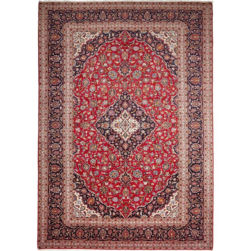 Tappeto Ardakan Persia marrone blu 246x349 Tappeto Ardakan Persia marrone blu 246x349