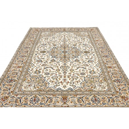 Tappeto Kashan Persia beige grigio 192x285