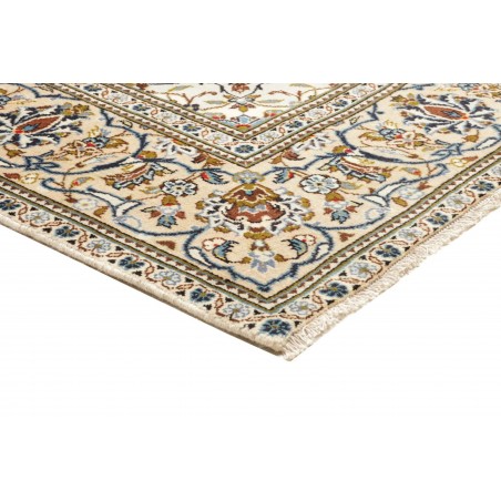 Tappeto Kashan Persia beige grigio 192x285