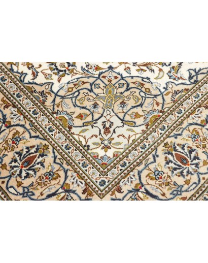 Tappeto Kashan Persia beige grigio 192x285