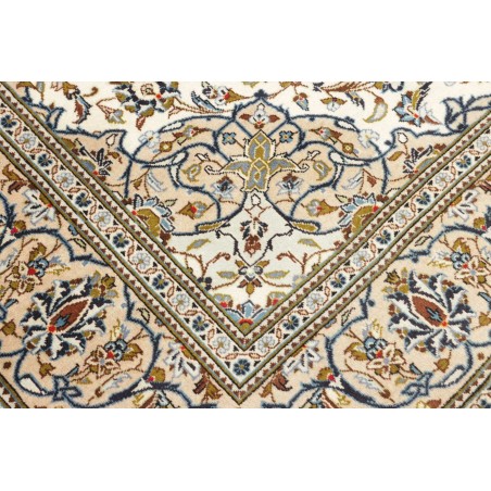 Tappeto Kashan Persia beige grigio 192x285