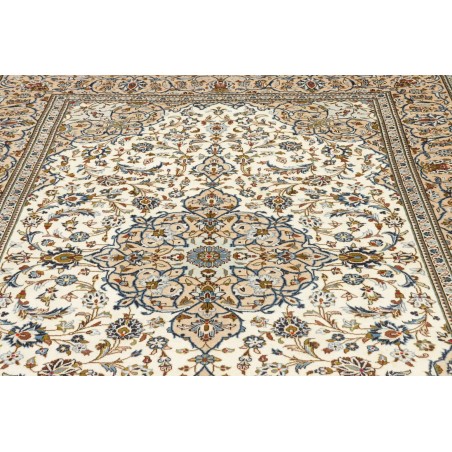Tappeto Kashan Persia beige grigio 192x285