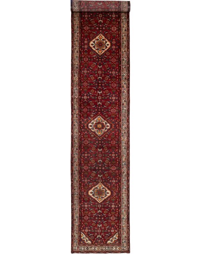 Tappeto Hamadan Persia marrone 98x513