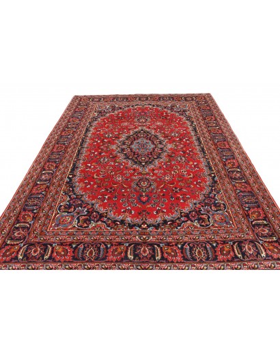 Tappeto Sabzevar Persia marrone blu 204x288