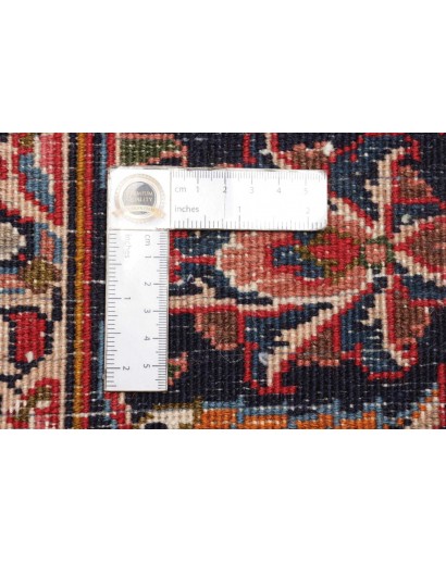 Tappeto Sabzevar Persia marrone blu 204x288