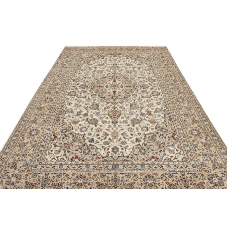 Tappeto Kashan Persia beige verde 204x320
