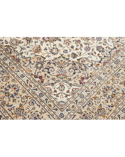 Tappeto Kashan Persia beige verde 204x320