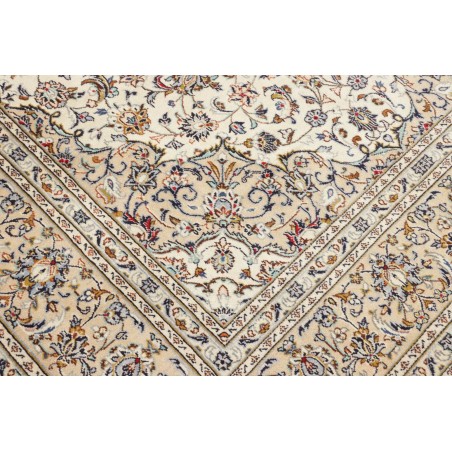 Tappeto Kashan Persia beige verde 204x320