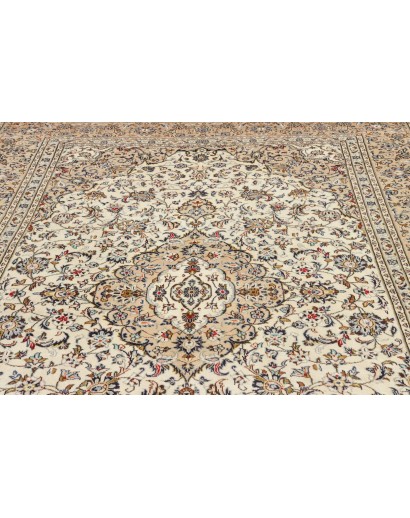 Tappeto Kashan Persia beige verde 204x320