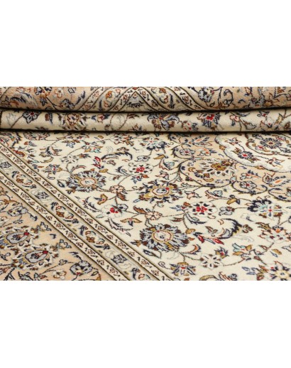 Tappeto Kashan Persia beige verde 204x320