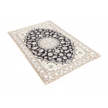 Tappeto Nain 9La Persia bianco grigio 98x150