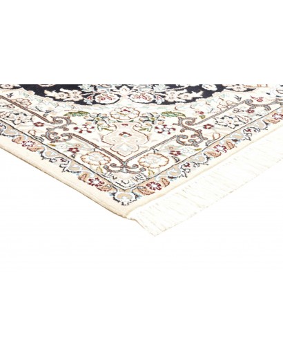 Tappeto Nain 9La Persia bianco grigio 102x154