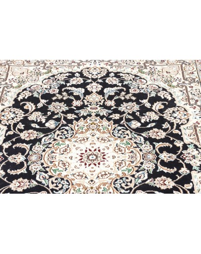 Tappeto Nain 9La Persia bianco grigio 102x154
