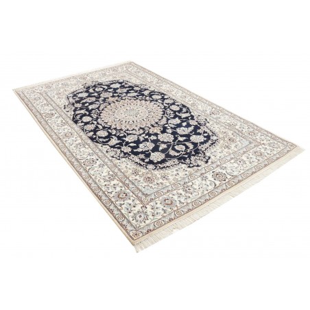 Tappeto Nain 9La Persia bianco grigio 156x253