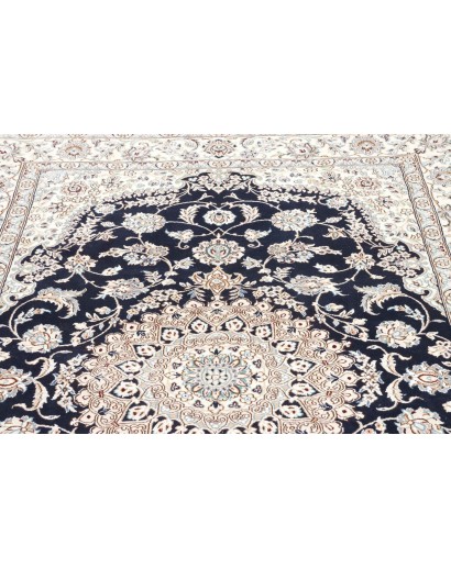 Tappeto Nain 9La Persia bianco grigio 156x253