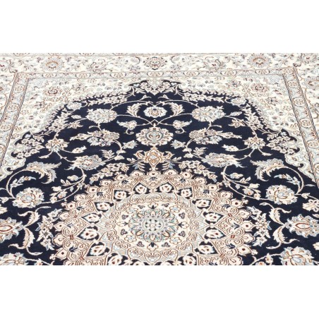 Tappeto Nain 9La Persia bianco grigio 156x253