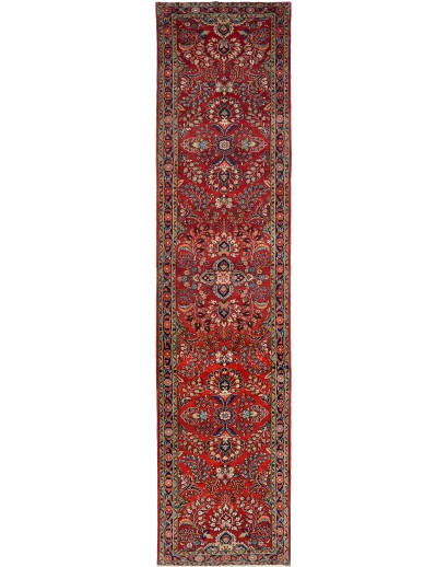 Tappeto Hamadan Persia marrone 100x440