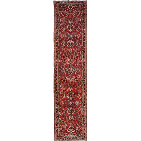 Tappeto Hamadan Persia marrone 100x440