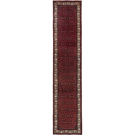 Tappeto Hamadan Persia grigio beige 83x400