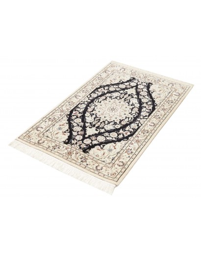 Tappeto Nain 6La Persia bianco grigio 72x108