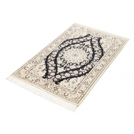 Tappeto Nain 6La Persia bianco grigio 72x108
