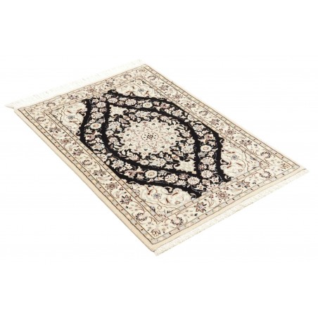 Tappeto Nain 6La Persia bianco grigio 72x108