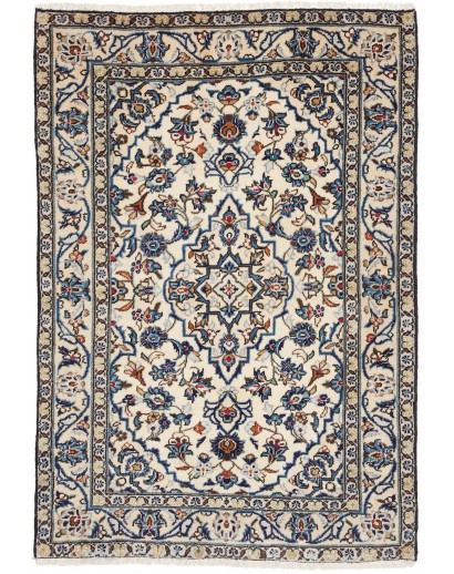 Tappeto Kashan Fine Persia beige verde 100x144