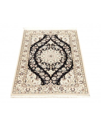 Tappeto Nain 6La Persia bianco grigio 72x108