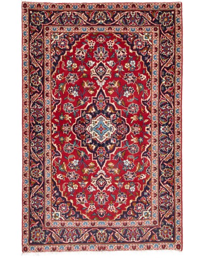 Tappeto Kashan Fine Persia marrone giallo 98x148