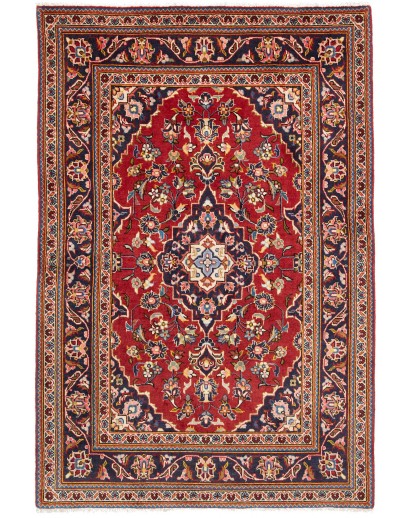 Tappeto Kashan Fine Persia marrone grigio 104x155