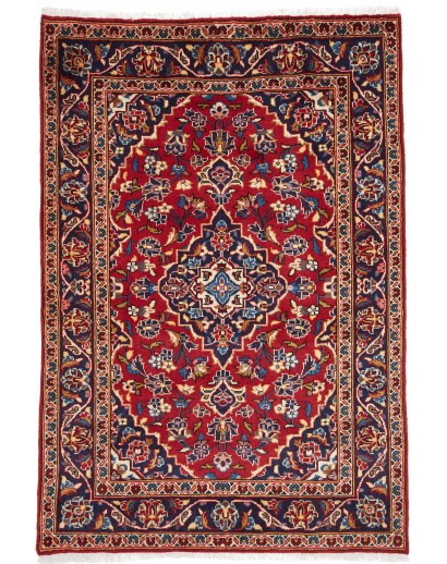 Tappeto Kashan Fine Persia marrone giallo 99x145
